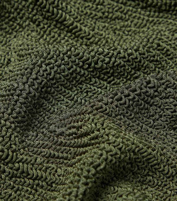 Hunza G Scrunchie Metallic Khaki