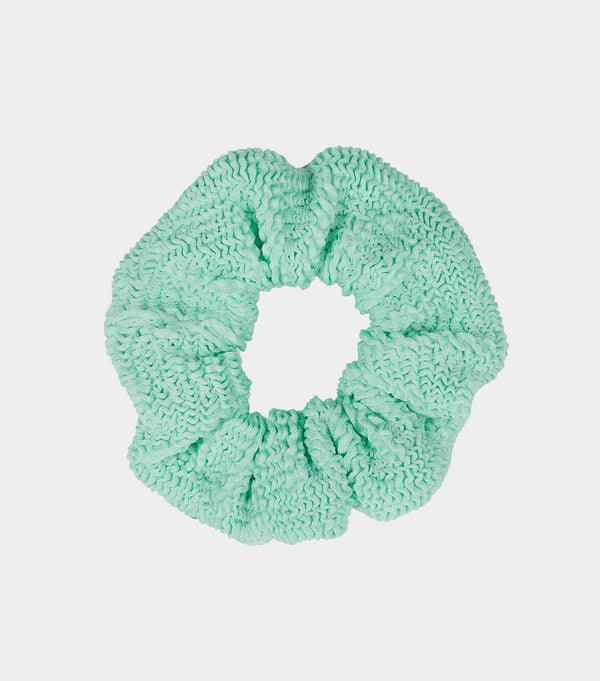 hunza g Scrunchie Metallic Mint