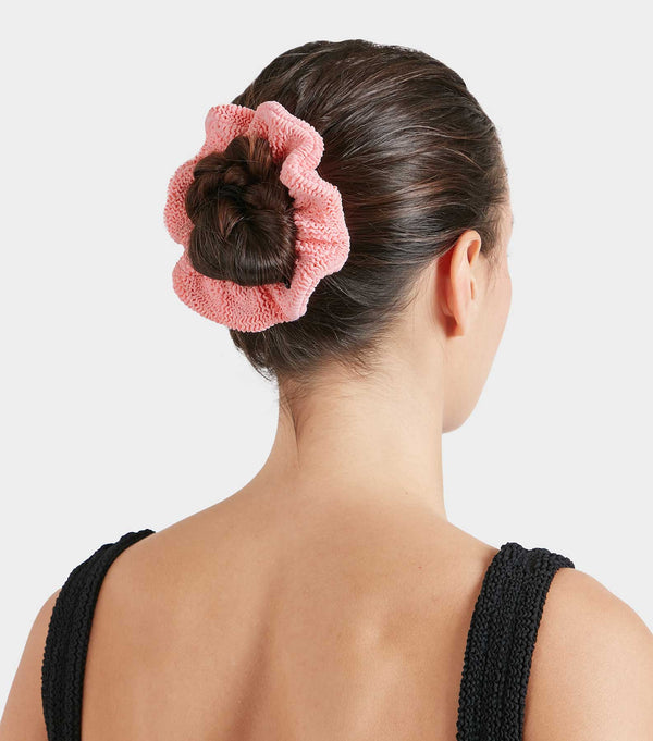 Hunza G Scrunchie Peach