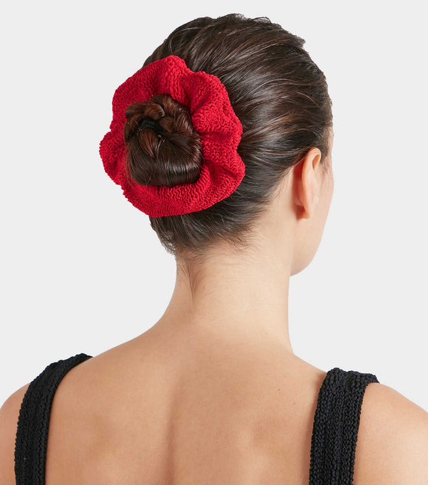 Hunza G Scrunchie Red