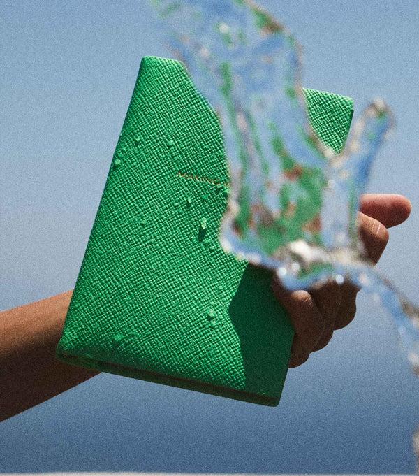 Hunza G Smythson X Hunza G Chelsea Notebook Lime