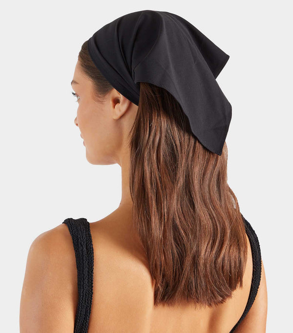 Hunza G Sofia UV Protective Headscarf Black
