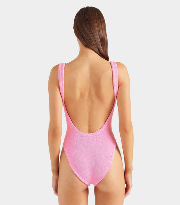 Hunza G Square Neck Swim Bubblegum