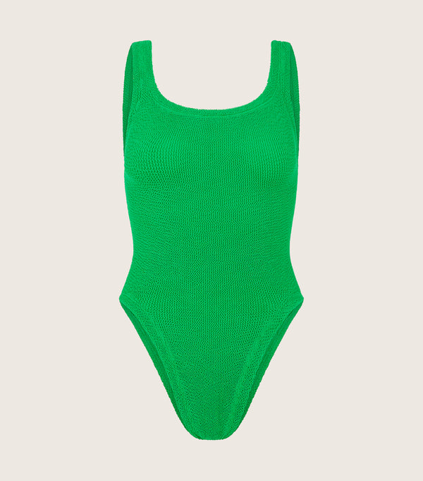 hunza g Square Neck Swim Emerald