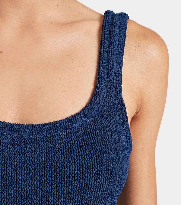 Hunza G Square Neck Swim Navy