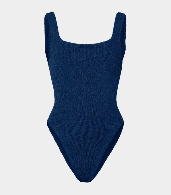 hunza g Square Neck Swim Navy