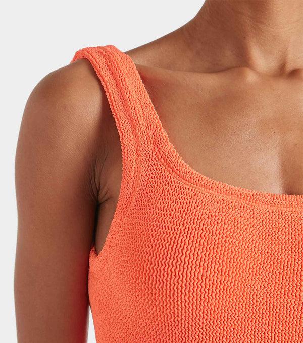 Hunza G Square Neck Swim Orange
