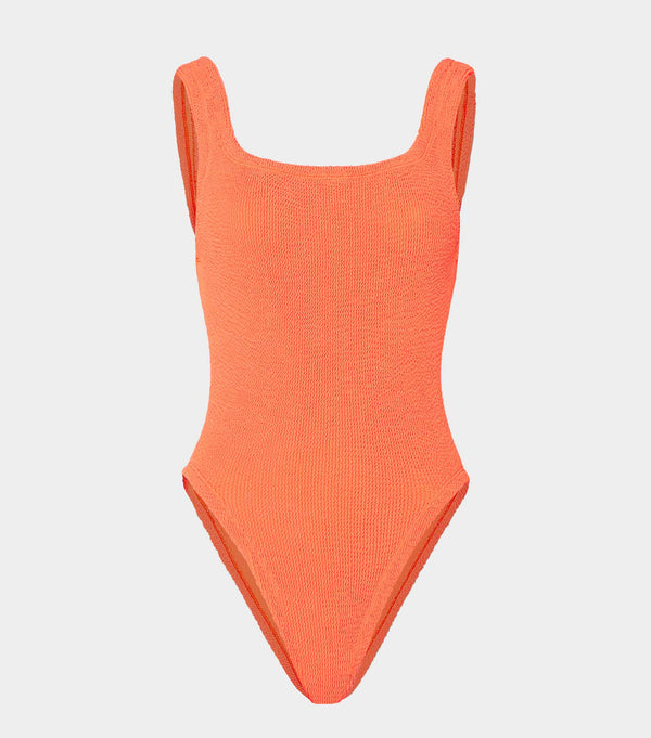 hunza g Square Neck Swim Orange