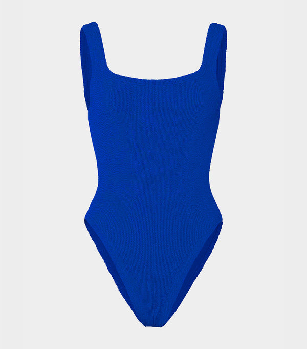 hunza g Square Neck Swim Royal Blue