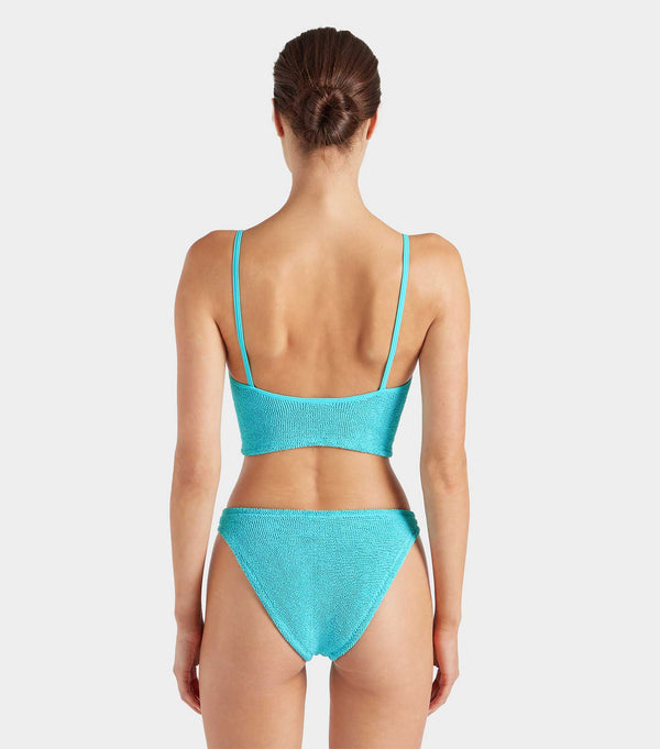 Hunza G Strap Bikini Aqua