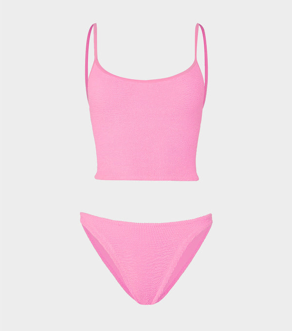 hunza g Strap Bikini Bubblegum
