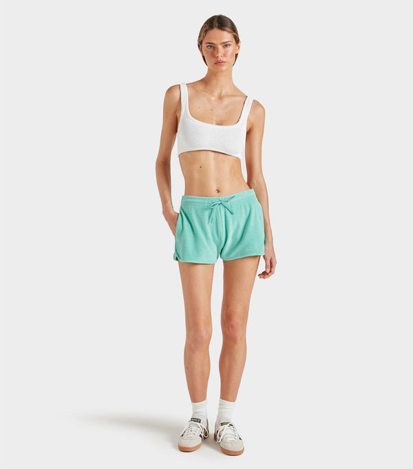 Hunza G Terry Towelling Short Mint