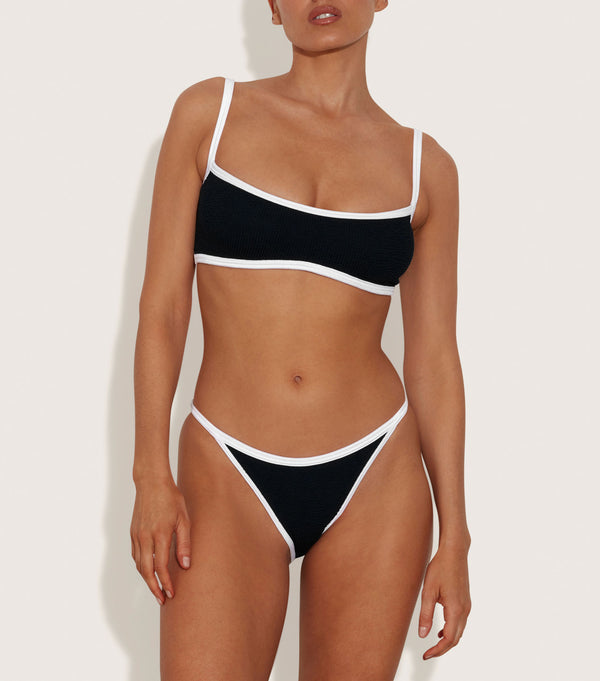Hunza G Tyler Bikini Black/White
