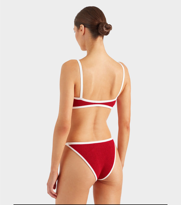 Hunza G Tyler Bikini Red/White