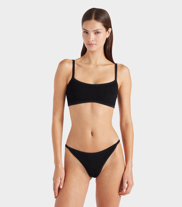 Hunza G Tyler Bikini Tonal Black