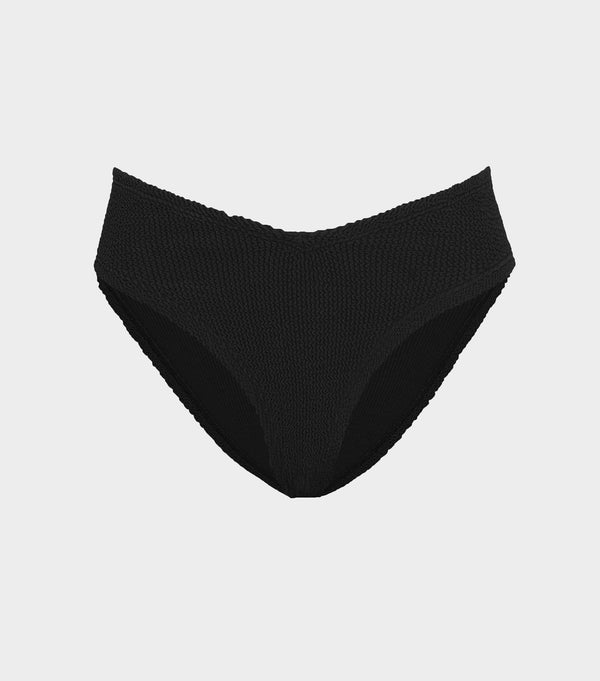 hunza g V Waist Bikini Bottom Black