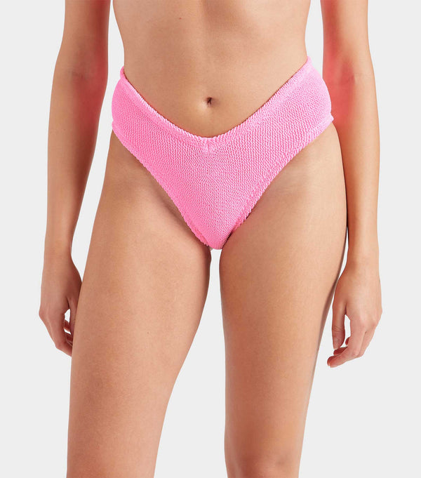 Hunza G V Waist Bikini Bottom Bubblegum