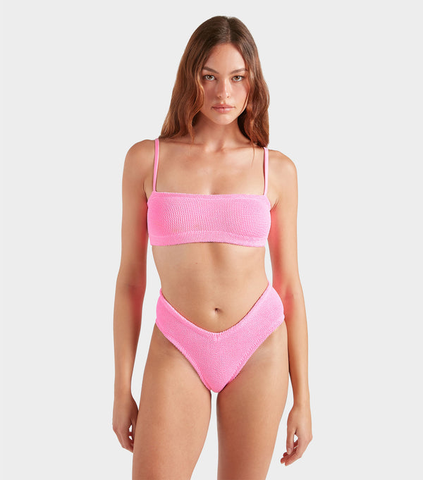 Hunza G V Waist Bikini Bottom Bubblegum
