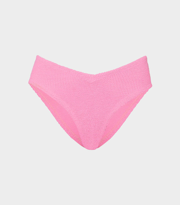 hunza g V Waist Bikini Bottom Bubblegum