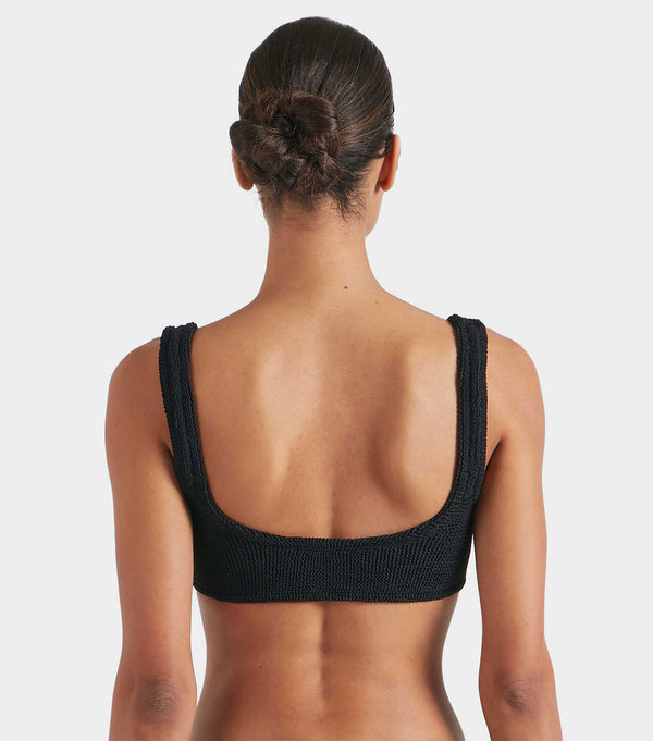 Hunza G Xandra Bikini Top Black