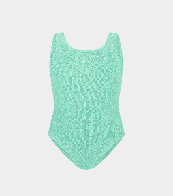 hunza g Kids Classic Swim (Ages 3 to 6) Metallic Mint