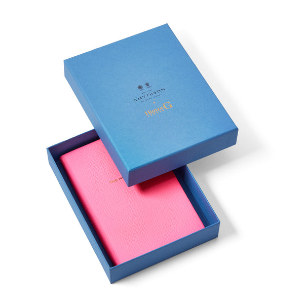 Hunza G Smythson X Hunza G Chelsea Notebook Bubblegum