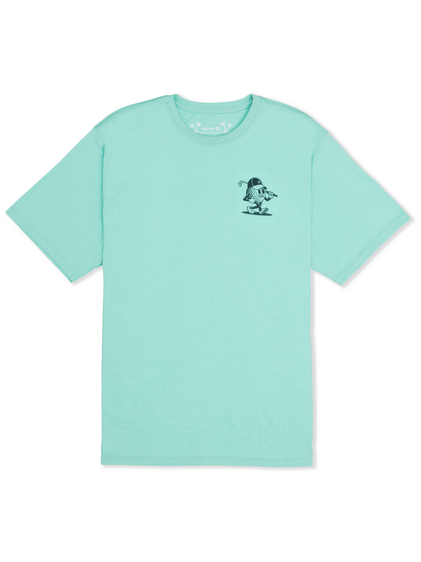 Hurley Born To Bogey Short Sleeve TROPICAL MIST HEATHER