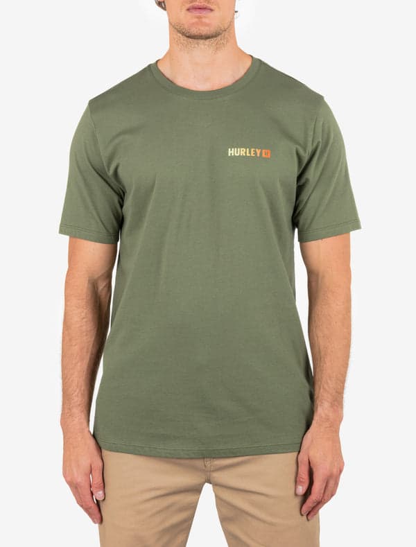 hurley Everyday Circle Gradient Short Sleeve MALVERDE