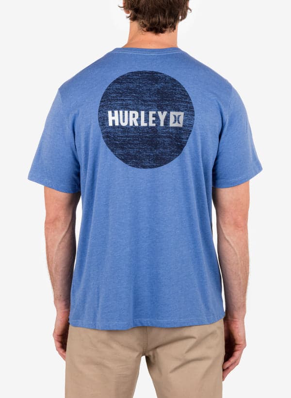 Hurley Everyday Circle Gradient Short Sleeve SHORELINE HEATHER