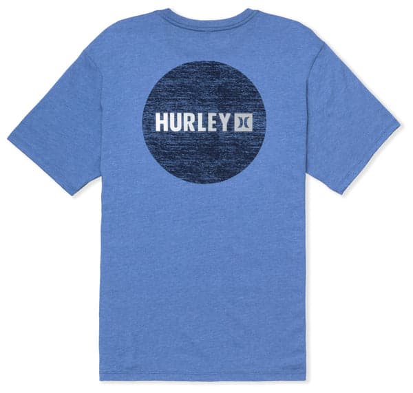 Hurley Everyday Circle Gradient Short Sleeve SHORELINE HEATHER