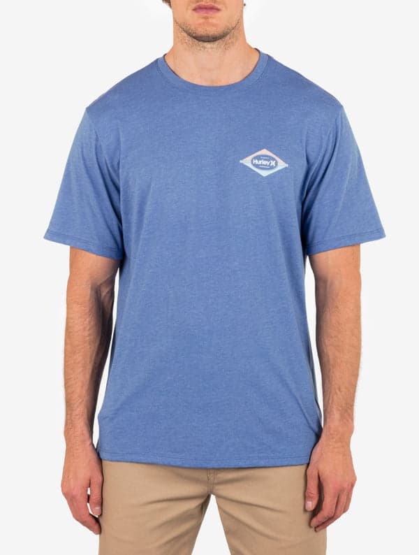 hurley Everyday Divide Short Sleeve SHORELINE HEATHER