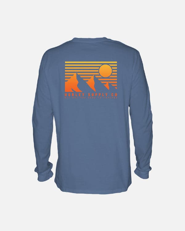Hurley Everyday Explore 3 Peaks Long Sleeve Tee Mirage