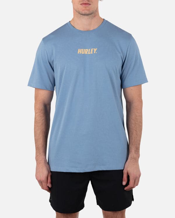 hurley Everyday Explore Fastlane Short Sleeve Tee Island Slate