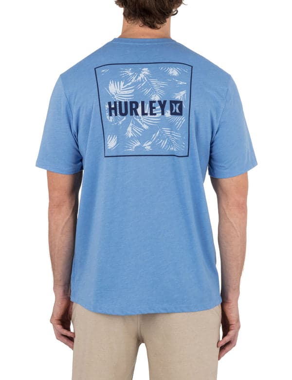 Hurley Everyday Four Corners Short Sleeve AQUIFER HEATHER
