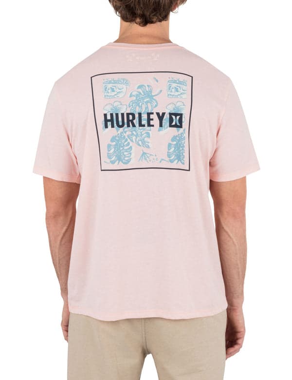 Hurley Everyday Four Corners Short Sleeve CANDY PINK HEATHER