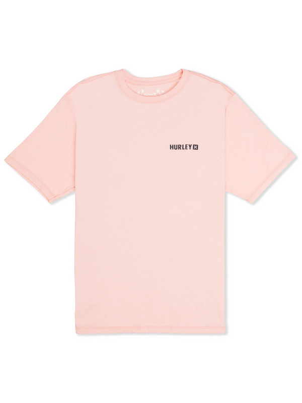 Hurley Everyday Four Corners Short Sleeve CANDY PINK HEATHER