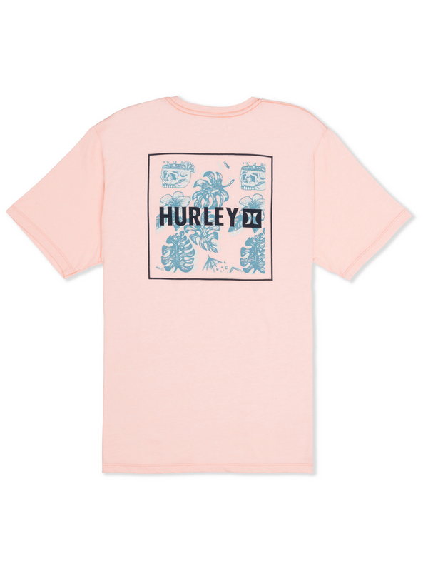 Hurley Everyday Four Corners Short Sleeve CANDY PINK HEATHER