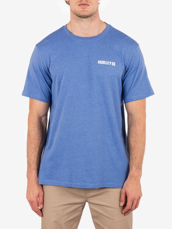 hurley Everyday Four Corners Short Sleeve SHORELINE HEATHER