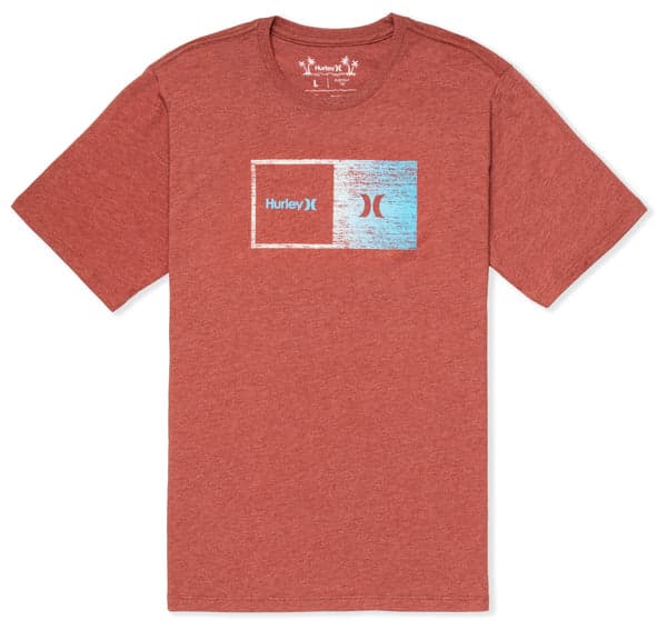Hurley Everyday Halfer Gradient Short Sleeve BRICKYARD HEATHER
