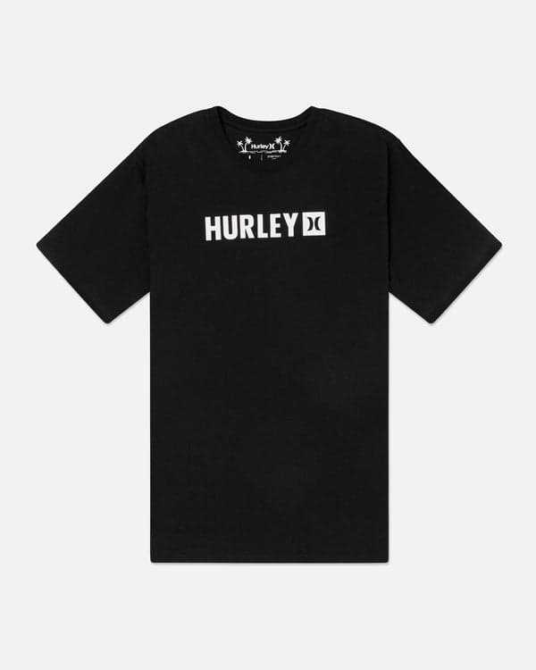 hurley Everyday The Box Short Sleeve Tee Black Multi