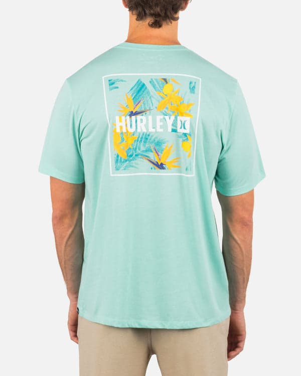 Hurley Four Corners Short Sleeve Tropical Mist Heather