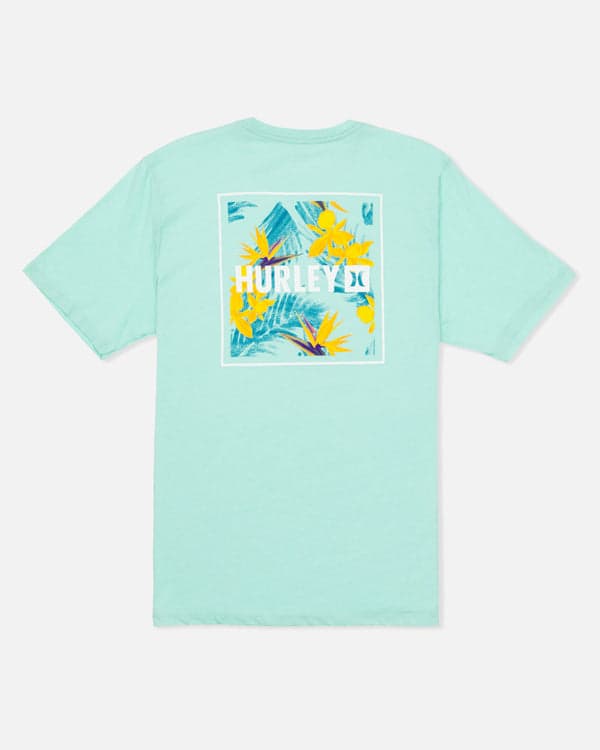 Hurley Four Corners Short Sleeve Tropical Mist Heather