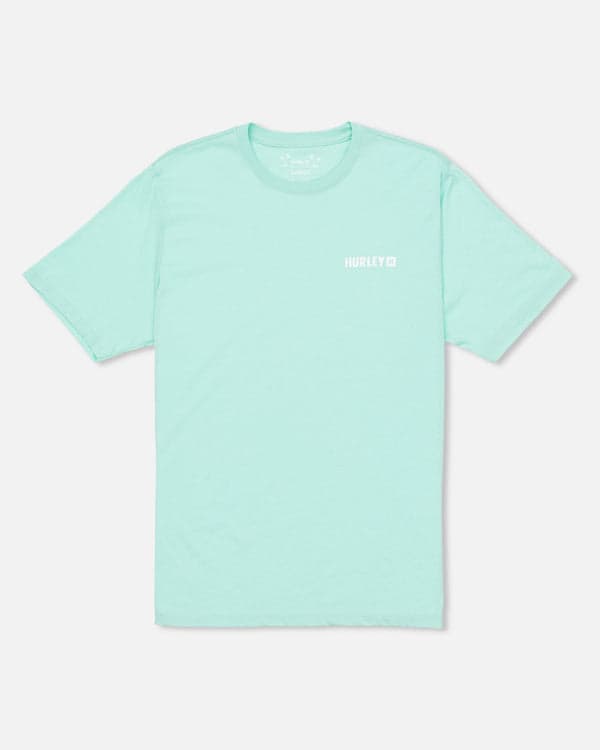 Hurley Four Corners Short Sleeve Tropical Mist Heather