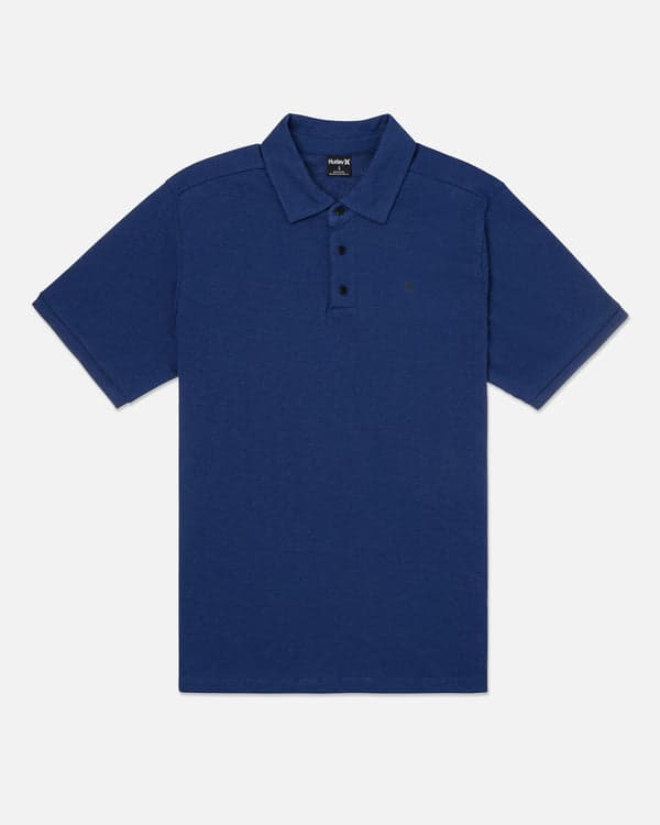 hurley H2O-Dri Ace Slub Short Sleeve Polo Submarine