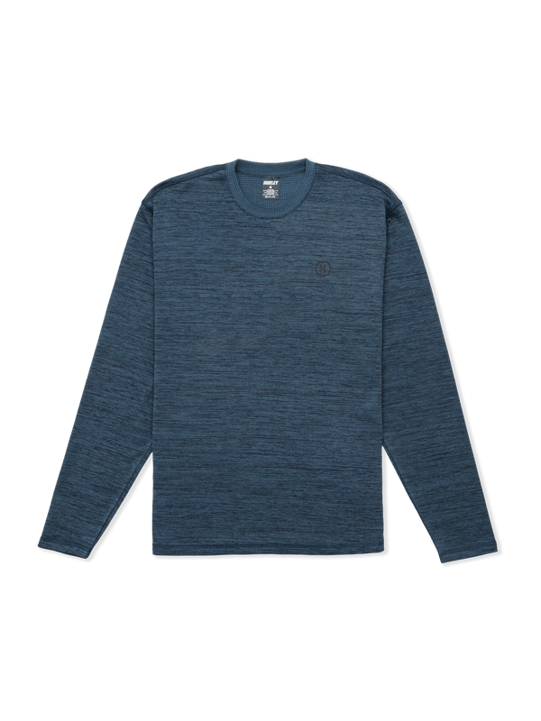Hurley H2O Dri Daybreak Long Sleeve Crew ARMORED NAVY