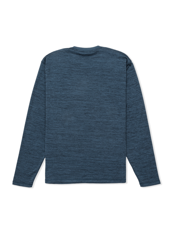 Hurley H2O Dri Daybreak Long Sleeve Crew ARMORED NAVY