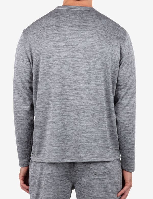 Hurley H2O Dri Daybreak Long Sleeve Crew STONE GREY