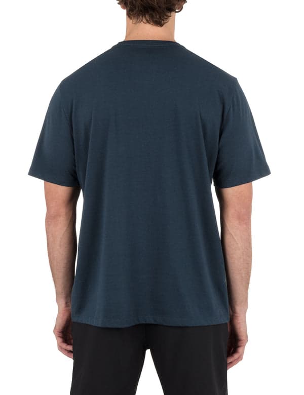 Hurley H2O Dri Fastlane Lined Short Sleeve ARMORED NAVY