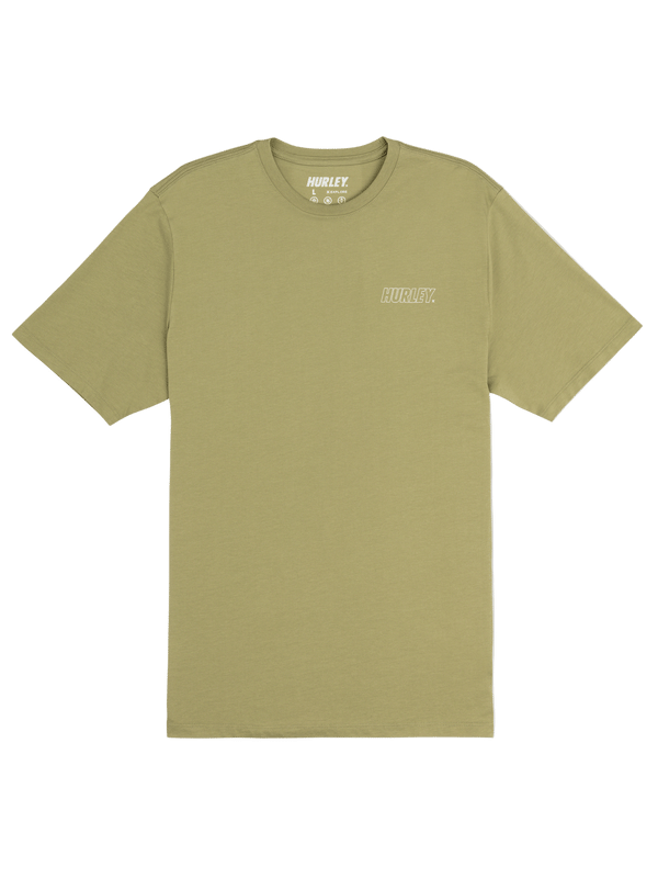 Hurley H2O Dri Fastlane Lined Short Sleeve CACTUS ROOT