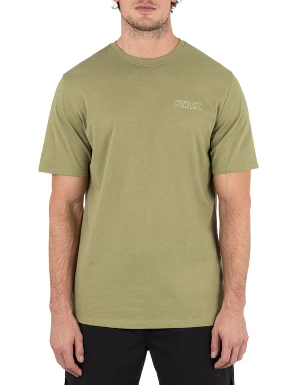 hurley H2O Dri Fastlane Lined Short Sleeve CACTUS ROOT